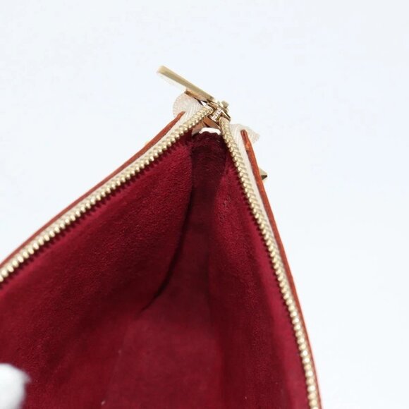 LOUIS VUITTON Monogram Multicolor Pochette Pouch White M92649 LV Auth 135504V - Picture 12 of 16